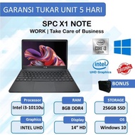 Laptop SPC X1 Note Core i3-10110U ram 8GB ssd 256GB layer 14" HD Windows 10
