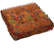 Bohemian Style Thickened Cotton Linen Cushion for Ground Lazy People with Moroccan Window Tatami Mat
