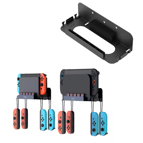 Wall Mount for Nintendo Switch 2/Switch 1, Model PG-SW2072: Storage Wall Stand with 5 Game Card Hold
