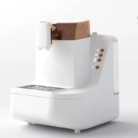 0.8L Compact Household Coffee Machine Home Coffee Heating Brewer