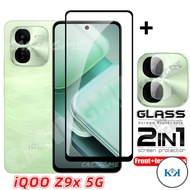 KK IQOO Z9x 5G 2024 2in1 Screen Protector Film Transparent Phone Screen Protector For IQOO Z9x IQOOZ