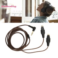 STABLESELLING Earphone Replacement Cable, Low Loss OFC 3.5mm Plug Headphone Sound Cable, Flexible Ea
