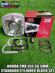 AEK HONDA TMX 155 58.5MM STANDARD CYLINDER BLOCK SET 100% THAILAND MADE