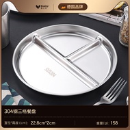 Fitness Diet Plate 211 Fat Reduction Three Grids Nutrition Quantitative Dish Home Breakfast Adult We