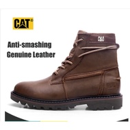Caterpillar safety shoes Steel toe boots Men Genuine Leather Ankle Boots 2 Stylemens safety shoes wo