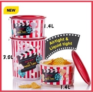 Tupperware movie snack one touch 1.4L & 3L / Hamper tupperware