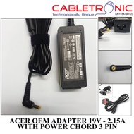 ACER Adapter 19V-2.15A With Power Cord