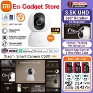 [New] Xiaomi Smart Camera 360 C500 | 3.5K 6MP | Human Tracking | Pet Detection | 2 Way Voice | Smart