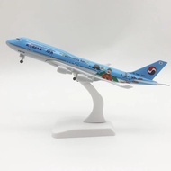 FZ Scale Airplanes 20cm B747 Model Plane Model for Korean Painting Machine 747 Aircraft Model Diecas