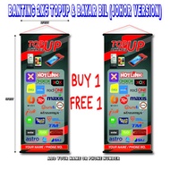 BANTING 2x5 TOPUP & BAYAR BIL (Version J0H0R 002) buy 1 free 1