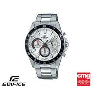 CASIO นาฬิกาข้อมือผู้ชาย EDIFICE รุ่น EFV-570D-7AVUDF วัสดุสเตนเลสสตีล สีขาว