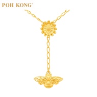 POH KONG 916/22K Tranz Nature Honeybee With Flower Necklace (2021)