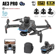 AE3/AE10/S138 Drone 8K Dual Camera GPS Obstacle Avoidance Three-axis EIS Anti Shaking Pan Tilt Folding Quadcopter RC Helicopter