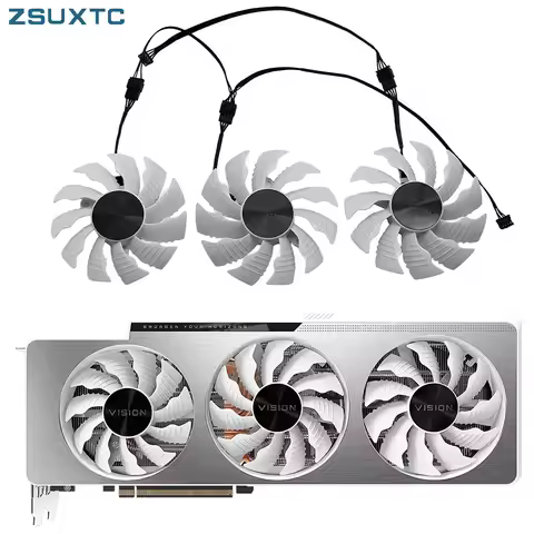 82MM/87MM PLA09215S12H T129215SU Video card cooling fan，For Gigabyte RTX 3090 Ti 3080TI、3080、3070TI 