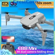 CrestCove 2021 New E88 Mini Drone 4K HD Camera Real-time Transmission Wifi FPV Mini Foldable Quadcop