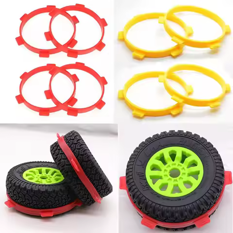 2/4P 85mm RC Tire Glue Bands for 1/8 Buggy 1/10 Short Course Truck, Rubber Tire Mounting Straps, Mod