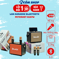 Loa Karaoke Bluetooth Peterhot A107W Tặng Kèm 2 Micro Phiên Bản Mới Độc Đáo 2024 Loa Karaoke Không D