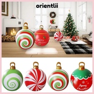 ORIENTLIIY Gardens Balloon, 60cm PVC Inflatable Ball, Giant Decoration Giant without Light Christmas