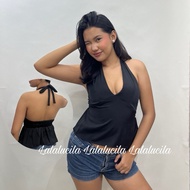 (FreeSize) Backless Smocking Top (26-39inches Bust)