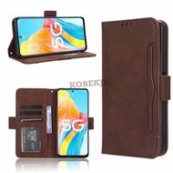 OPPO A98 A78 A96 A76 A95 A94 A74 A 98 OPPOA98 Flip Leather Multi-Card Slot Wallet Phone Case Stand H