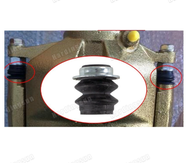 Cao su chụp bụi cây ắc phanh thắng đĩa trước sau xe hơi ô tô Bộ 4 Kẹp Toyota Lexus 47775-30070 47775