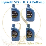 (100% Original) Hyundai ATF SP-IV SP4 (6 Speed) AUTO TRANSMISSION FLUID Gear Oil 1L X 4 Bottles 0450