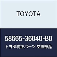 TOYOTA Genuine Parts Rear Floor Plate CTR LWR NO.1 LH (MD.CHARCOAL) Coaster Part Number: 58665-36040