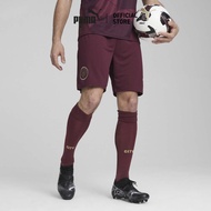 PUMA FOOTBALL - กางเกงขาสั้นชาย Manchester City 24/25 สีแดง  77511403