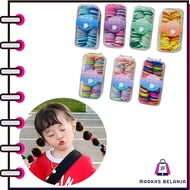 MARKAS ACC185 Korean Hair Ties for Girls, 60 Colorful Plain Patterns Korean Fashion Imported Women's