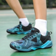 Ready Stock Carbon Board Cushioning Rubber Badminton Shoes Tennis Shoes Training Shoes Large Size Badminton Shoes Anti-Slip Tennis Shoes Table Tennis Shoes Professional Badminton S