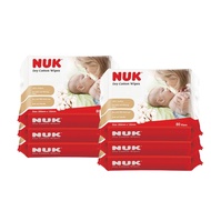 Baby German NUK Wet Dry Dual-Use Tissue 80pcs * 6pcs Wet Tissue