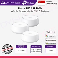 TP-LINK Deco BE25 BE5000 Whole Home Mesh WiFi 7 System - 3 Pack (3Y)