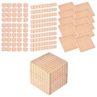 【Big savings】 Montessori Base Ten Blocks Classroom Math Manipulative Counting Math Games
