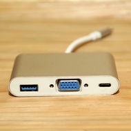 USB TYPE-C TO USB3.0 CONVERTER, VGA F, TYPE-C