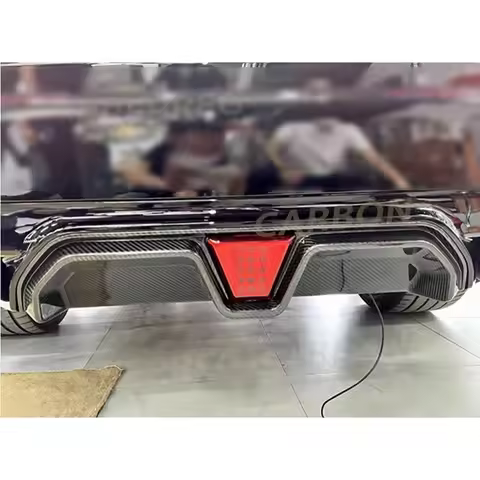 Carbon Fiber Rear Diffuser Bumper Lip Spoiler For 5 Series F90 M5 Competition 2020+ Rear Bumper Guar