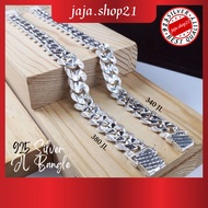 READY STOCK | New Design Original 925 Silver Bracelet (340/380 JL) Bangle For Men | Gelang Tangan Lelaki Perak 925