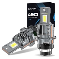 Nlpearl 2PCS 160W 40000LM D2S D4S Car LED Headlight 6500K White Car Headlamp Plug and Play 1:1 Turbo