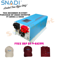 SNADI Solar Pure Sine Wave Toroidal Inverter 48V 5kW Adjustable LVD/HVR & Parameter Modification