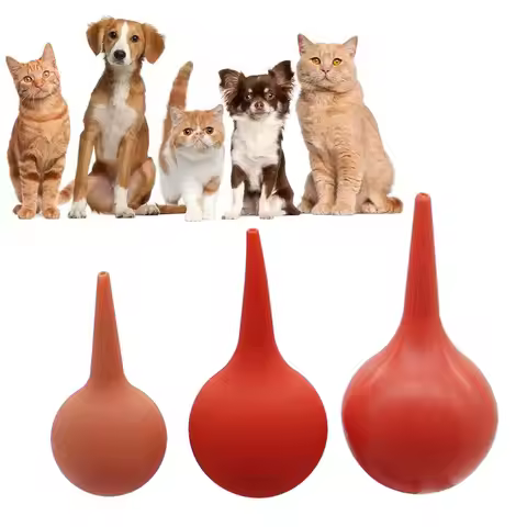 Pet Puppy Cat Suffocation Breathing Rescue Device Manual Amniotic Fluid Aspirator Pet Delivery Nasal