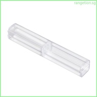 RAN 5 Pieces Small Clear Pencil Box Mini Pen Case Holder Trasparent Plastic Pencil Case 6 1 x 0 98 x