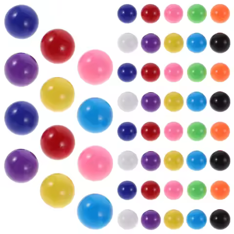 200pcs Game Replacement Marbles Ball Plastic Game Balls for Chinese Checkers Marble Run Assorted Col