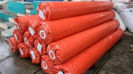 Terpal Plastik A12 Sakura Biru-Orange Lebar 4 Meter Roll / Gulungan