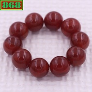 Red agate bracelet from 8mm to 16mm, 108 beads, bead bracelet