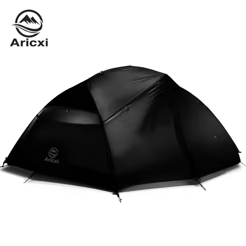Aricxi 15D Ultralight Camping Tent Portable 3 Persons Tent Double Layer 4 Seasons Outdoor Climbing W