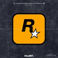 R Star Car Sticker GTA Grand Theft Auto game icon car modification sticker motorcycle electric vehic