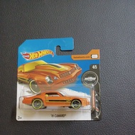 HOT WHEELS CAMARO FIFTY 81 CAMARO SHORT CARD