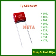 Capacitor CBB 630V 102J 103J 223J 333J 104J 224J 334J 474J 105J 1uF Quality product - Non-polar red 
