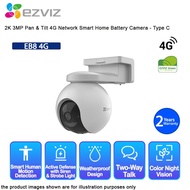 EZVIZ EB8 4G 2K 3MP Pan & Tilt 4G Network Smart Home Battery Camera - Type C