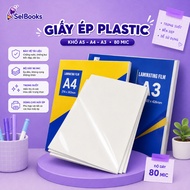 Plastic laminated paper size A5 A4 A3 - 80 mic