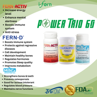 Fern Trio FERN D 60s softgels FERN ACTIV 60s and MILKCA 60s capsules GodsFavorBoutique